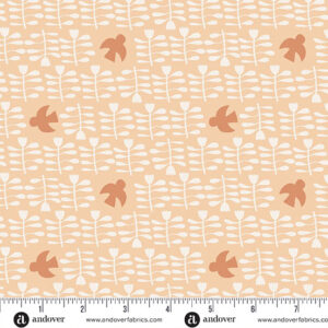 Conway Cottage by Karen Lewis Textiles Amongst the Flowers Apricot