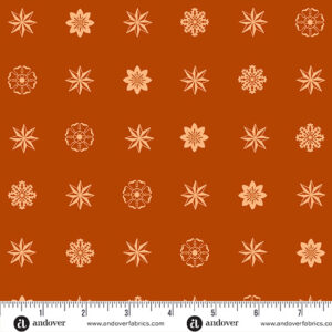Ciao Bella by Eye Candy Quilts Rosette Terracotta