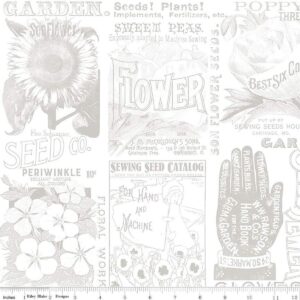 Wide Back Sewing Seeds III Garden Blender Gray